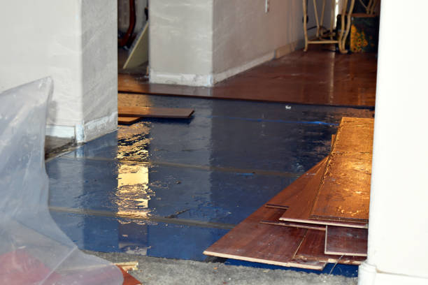 Professional Water Extraction technician working in Wakeman, OH